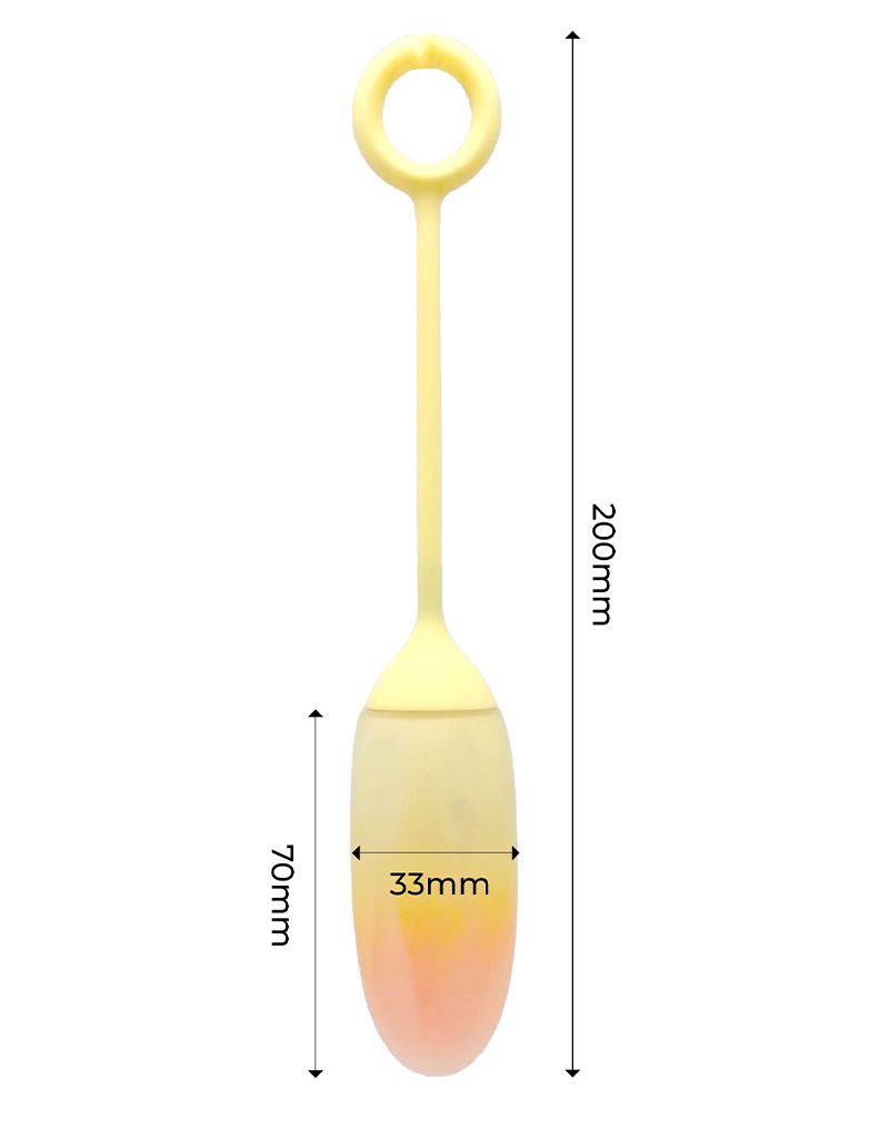 Iy – Vibrerend Ei Met App – Geel / Oranje - Afbeelding 4