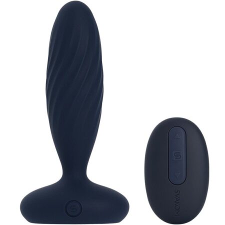 Svakom – Jordan Thrusting Anal Vibrator – Navy Blue