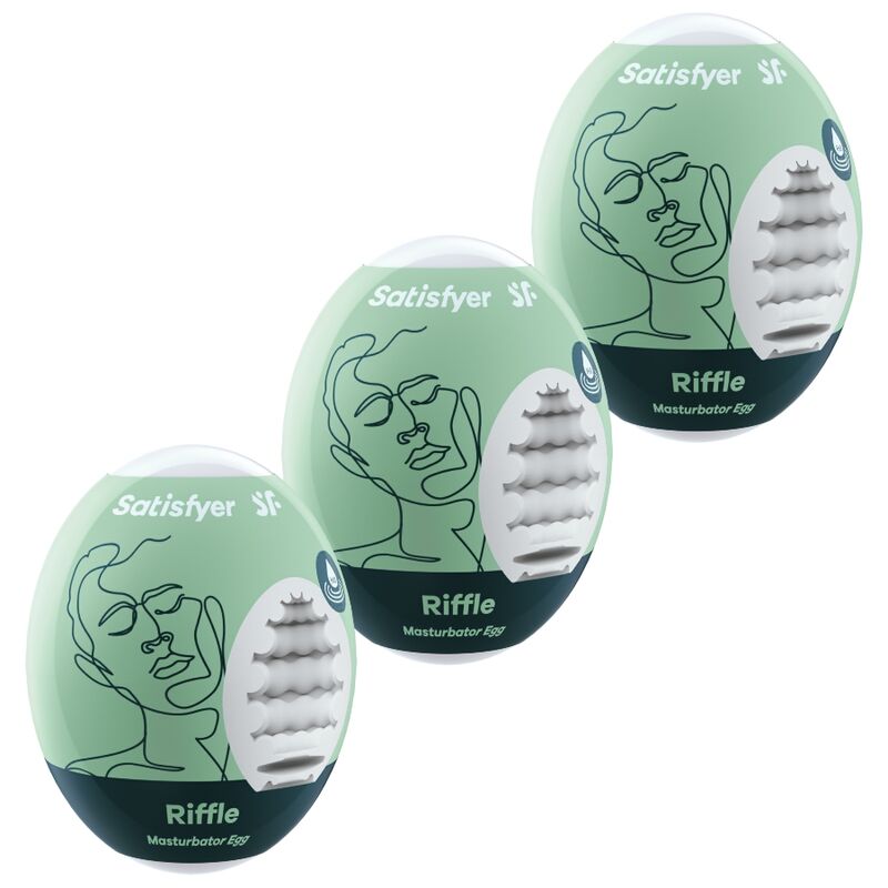 Satisfyer – 3 Masturbator Eggs – Riffle