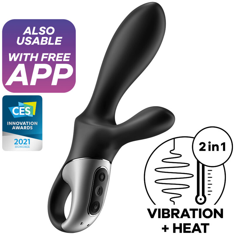 Satisfyer – Heat Climax+ Anale Vibrator – Zwart