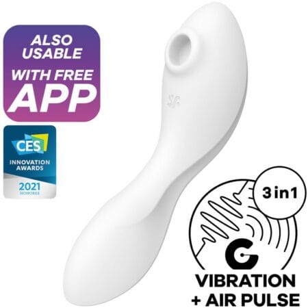 Satisfyer Curvy Trinity 5+ Connect App Air Pulse Vibrator