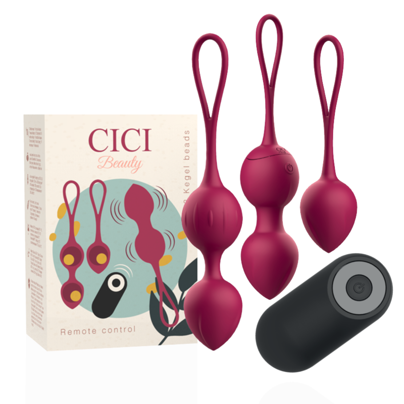 Cici Beauty -premium Siliconen 3 Vibrerende Kegelkralen Met Afstandsbediening