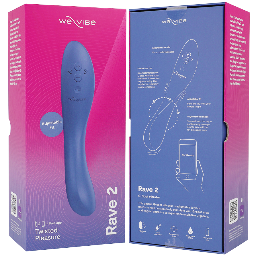 We-vibe – Rave 2 G-spot Vibrator App Gestuurd - Afbeelding 7