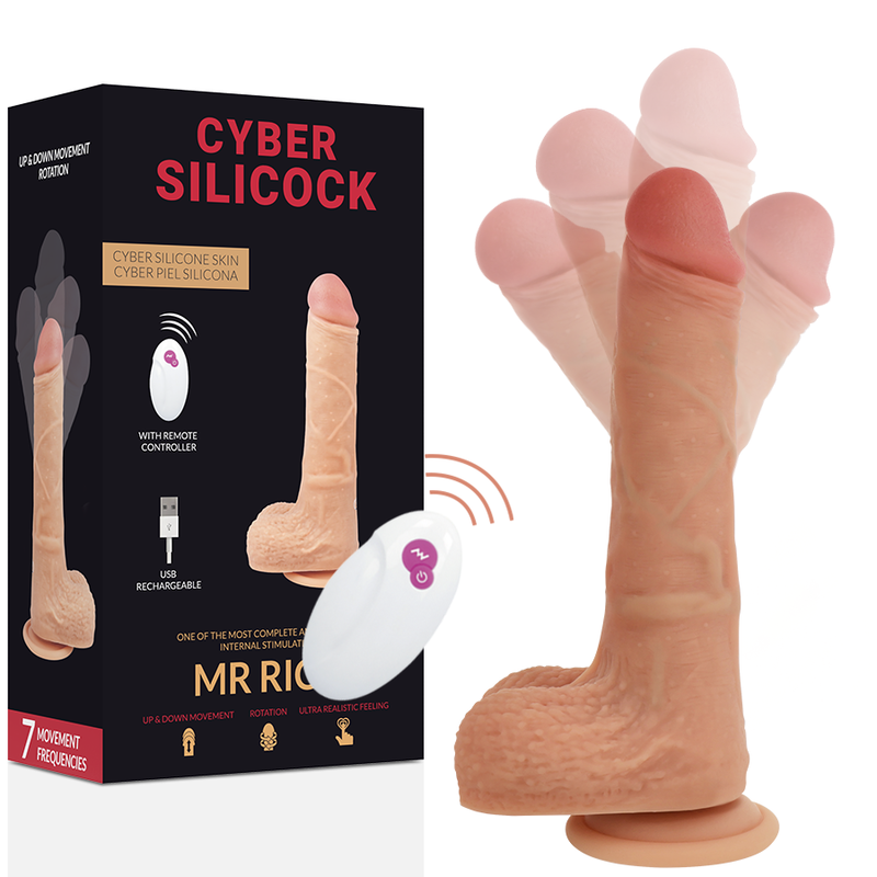 Cyber Silicock - Afstandsbediening Realistische Mr. Rick 20,9 Cm -o- 4 Cm